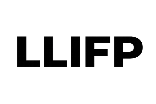 Black text 'LLIFP' on a transparent background